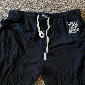 Polo by Ralph Lauren Black Sweatpants with White Accents